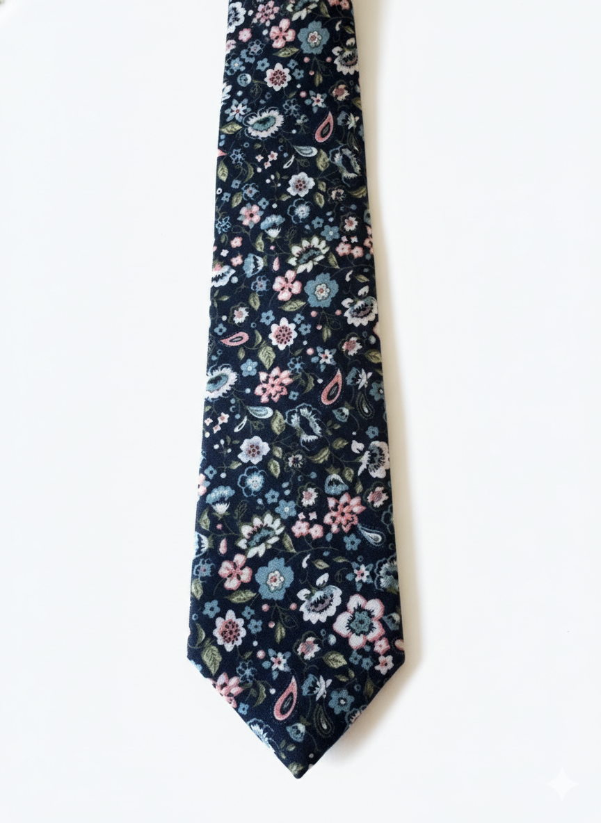 floral neck tie
