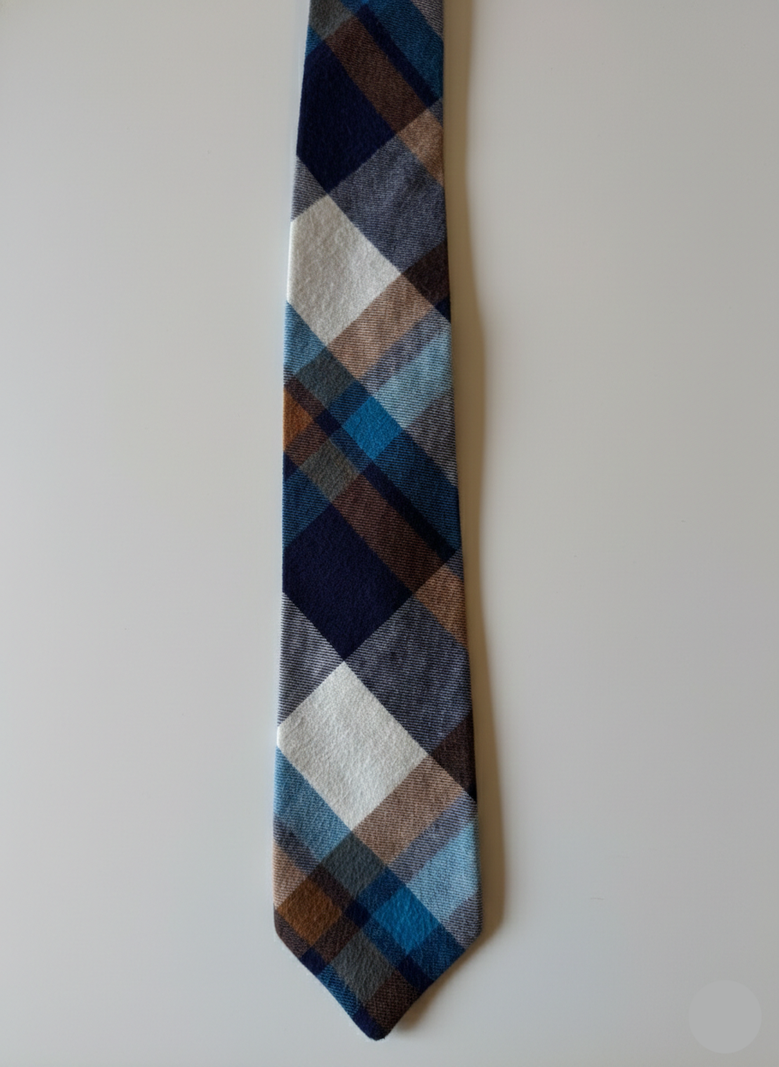plaid tie